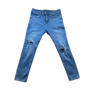 Express | Women’s Light Wash Skinny Jeans | Stretch Denim | Size 32x30